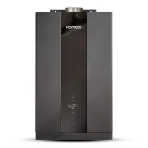 Aquecedor de Água a Gás Home Digital 16L Bivolt Komeco Aquecedor de Água a Gás GN 16L Home Preto Digital Bivolt Komeco