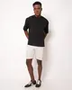 Bermuda Masculina Reta Canelada com Cordão Cinza P