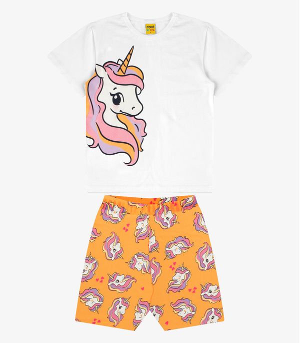 Conjunto Blusa com Ciclista Menina Rovi Kids Branco 10