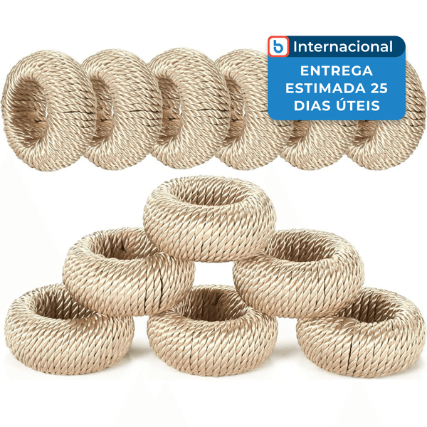 Porta-Guardanapo 12 Unidades Alpha Living para Guardanapo Branco A-MBI
