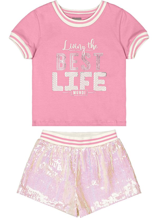 Conjunto infantil menina Mundi - 16