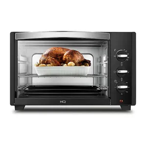 Forno Elétrico hq 48 Litros HQ48D 1600W Preto 127V Forno Elétrico hq 48 Litros HQ48D 2000W Preto 220V