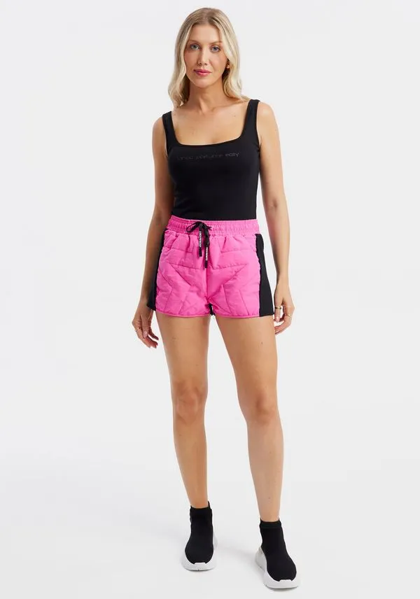 Short Boxer Cintura Alta Bege PP