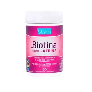 Biotina com Luteína 60 Comprimidos Stem