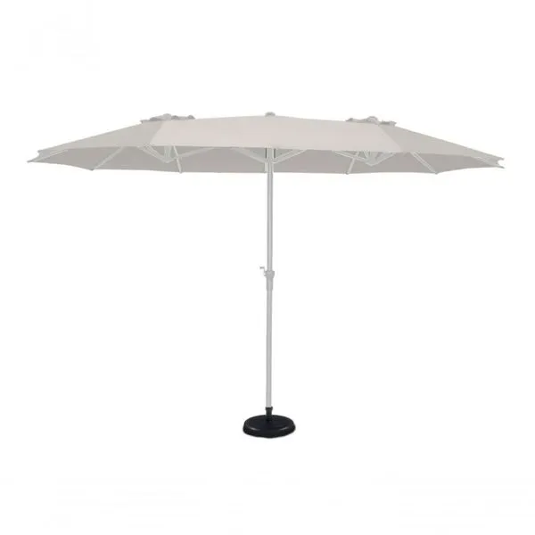 Ombrellone Oversize Retangular 4,50x2,50m Branco Bel Lazer