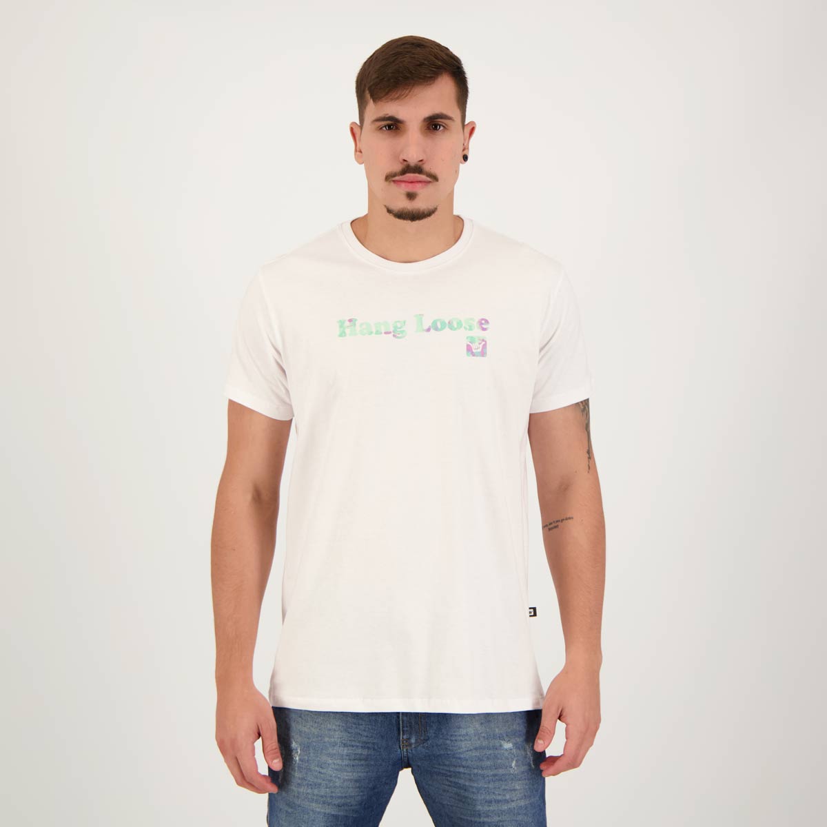 Camiseta Hang Loose Tye Branca