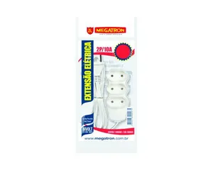 Extensao Megatron Par Bipolar Biv 10M 2X0,75Mm Br