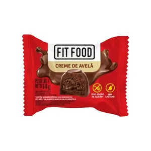 Bombom Fit Food Creme de Avelã Zero Lactose 14g BOMBOM FIT FOOD CREME DE AVELA ZERO LACT