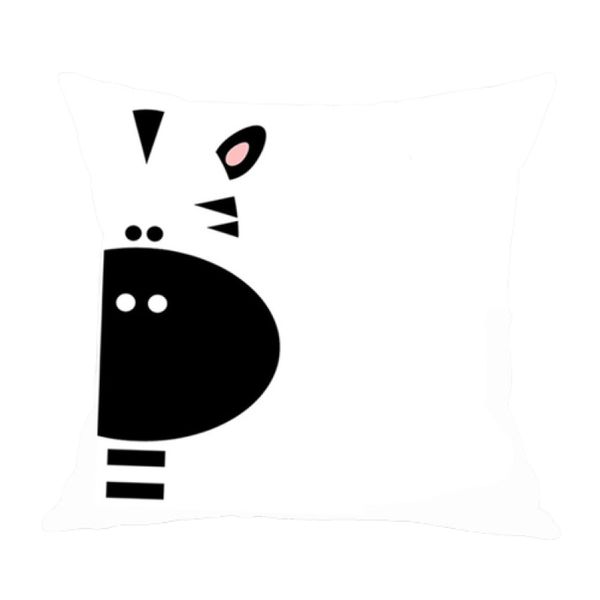 Almofada Girafa Preto e branco