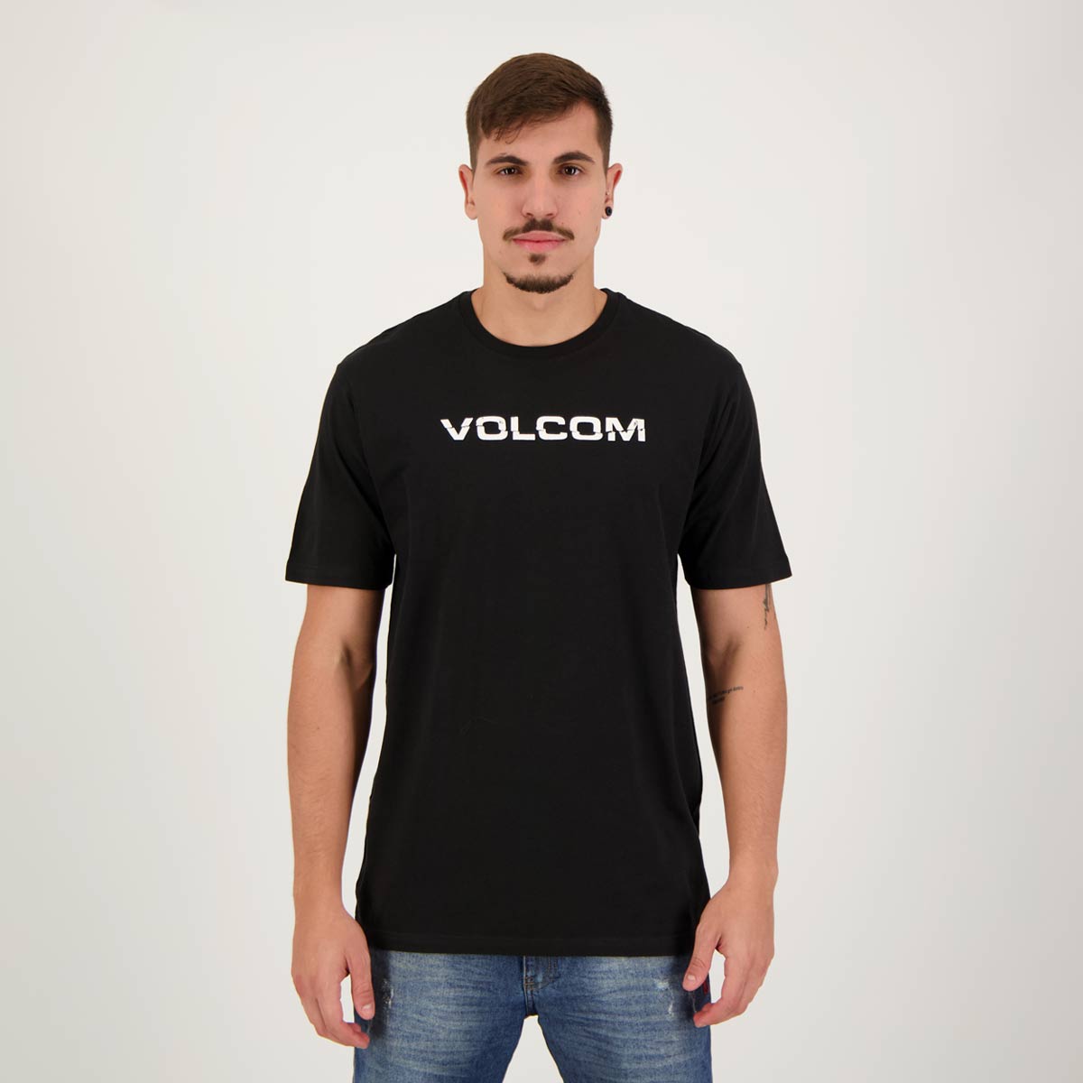 Camiseta Volcom Ripp Euro Preta