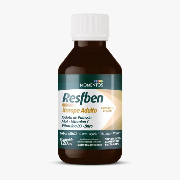 Resfben Xarope Expect Guaco e Menta 120ml Resfben Xarope Expect Guaco E Menta 120 Ml