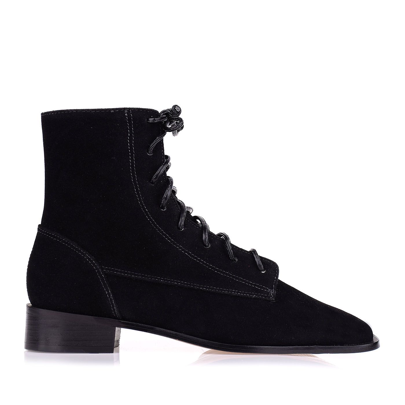 Bota Salto Baixo Shammy Preto