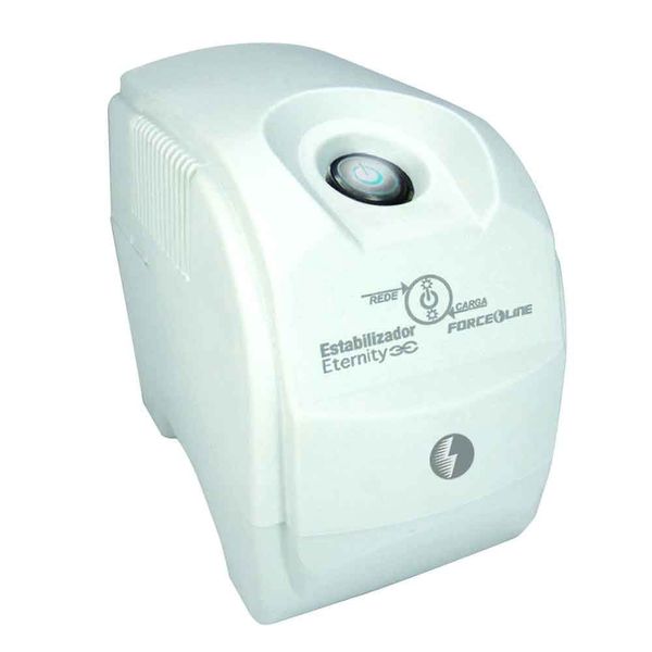 Estabilizador Entrada e Saída 115V Cinza 7956 Force Line Estabilizador Eternity 127V 300VA cinza Force Line