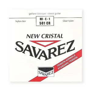 Corda Avulsa para Violão Nylon E-MI 501CR New Cristal Corum Tensão Alta Savarez Corda Avulsa Violão Nylon E-MI 501CR New Cristal Corum Savarez