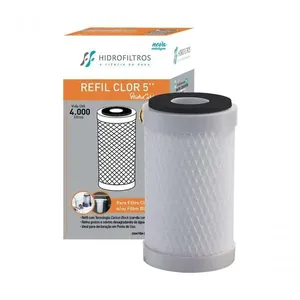 Kit 04 Un Refil P/filtros Hidrofiltros Pou 5 80l/h