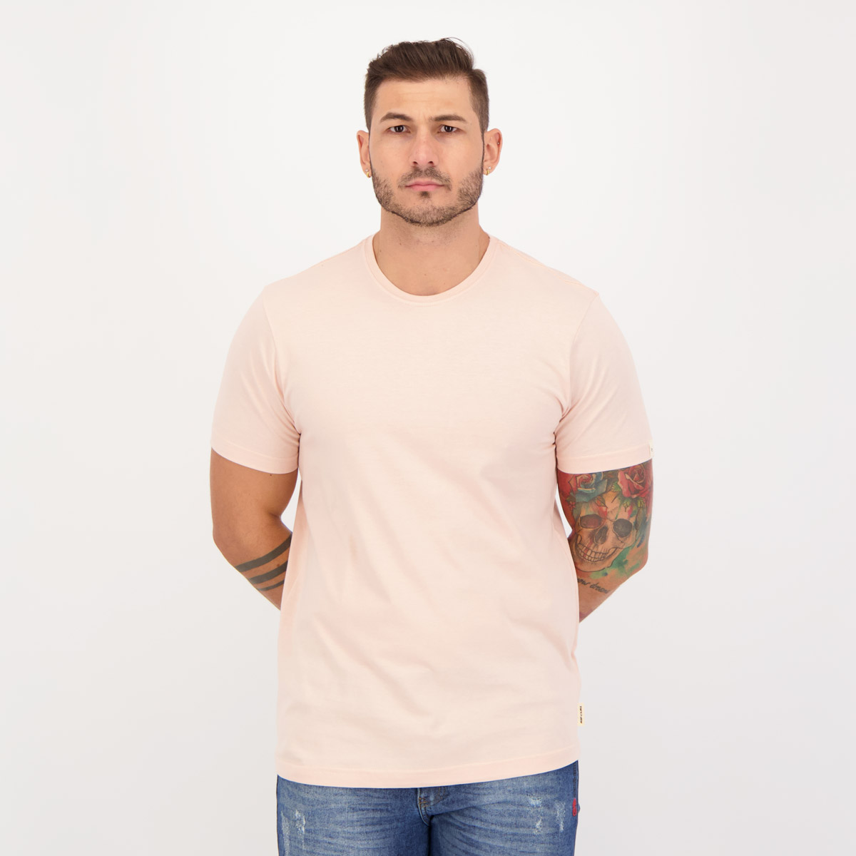 Camiseta Rip Curl Plain Rosa