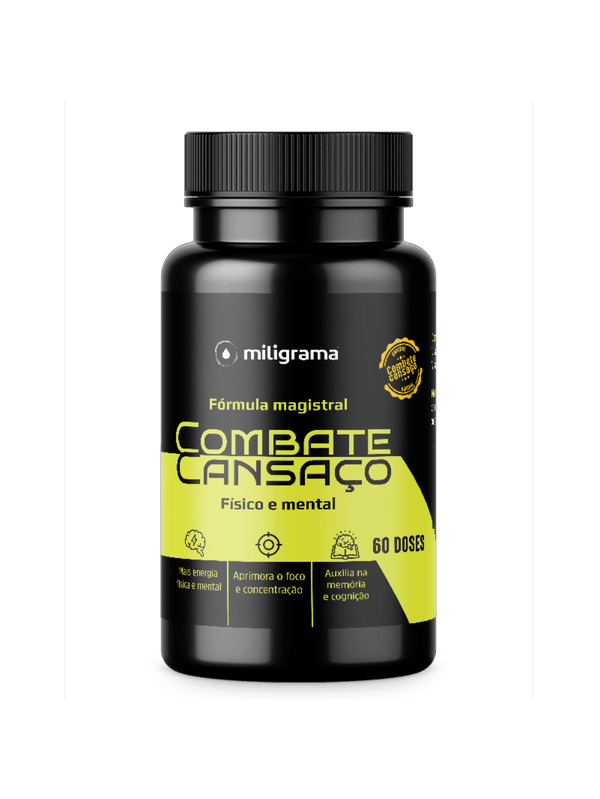Suplemento para Cansaço Físico e Mental 60 Doses Guaraná e Vitaminas Miligrama