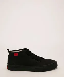 tênis cano alto redley monocromo preto 43