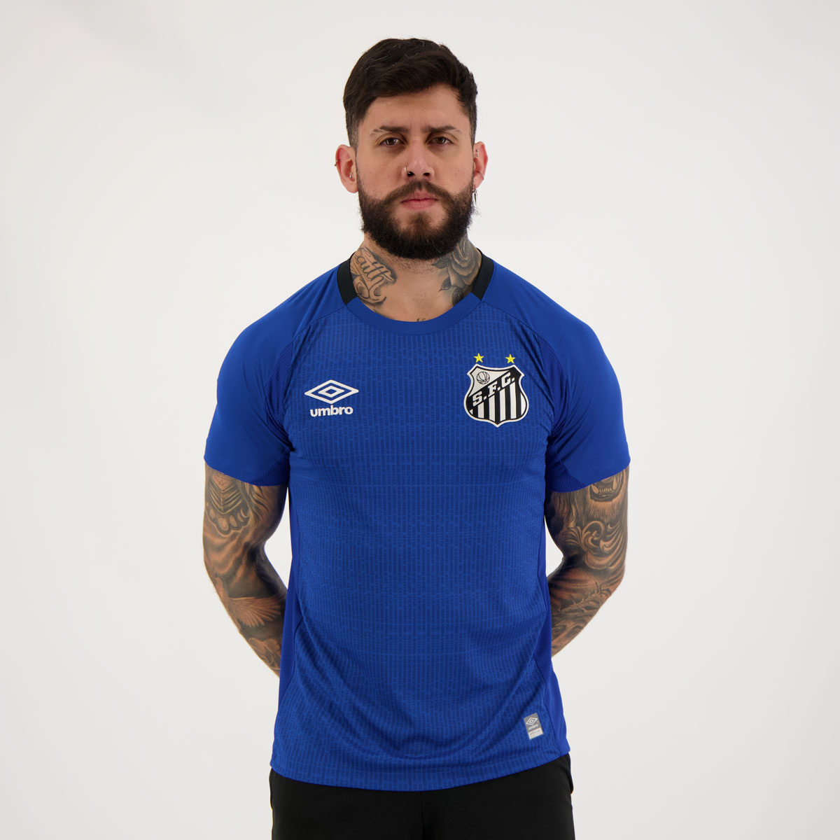 Camisa Umbro Santos Goleiro 2022 Azul
