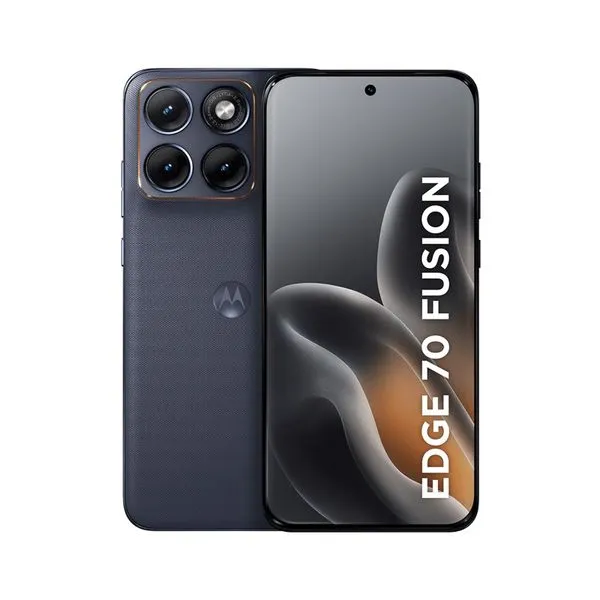 Smartphone Motorola Edge 70 Fusion 5G Android 16 256GB Cam 50MP+13MP Cam Front 32MP Snapdragon 7s Tela 6.8" Grafite