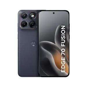 Smartphone Motorola Edge 70 Fusion 5G Android 16 256GB Cam 50MP+13MP Cam Front 32MP Snapdragon 7s Tela 6.8" Grafite