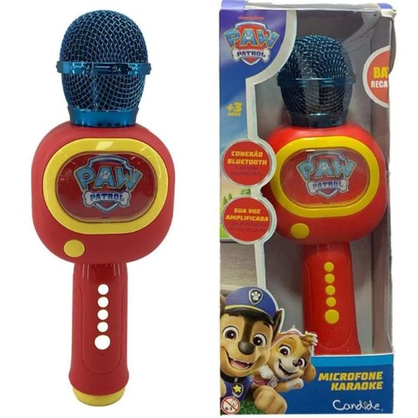 Microfone Musical Bluetooth Patrulha Canina Candide 19072