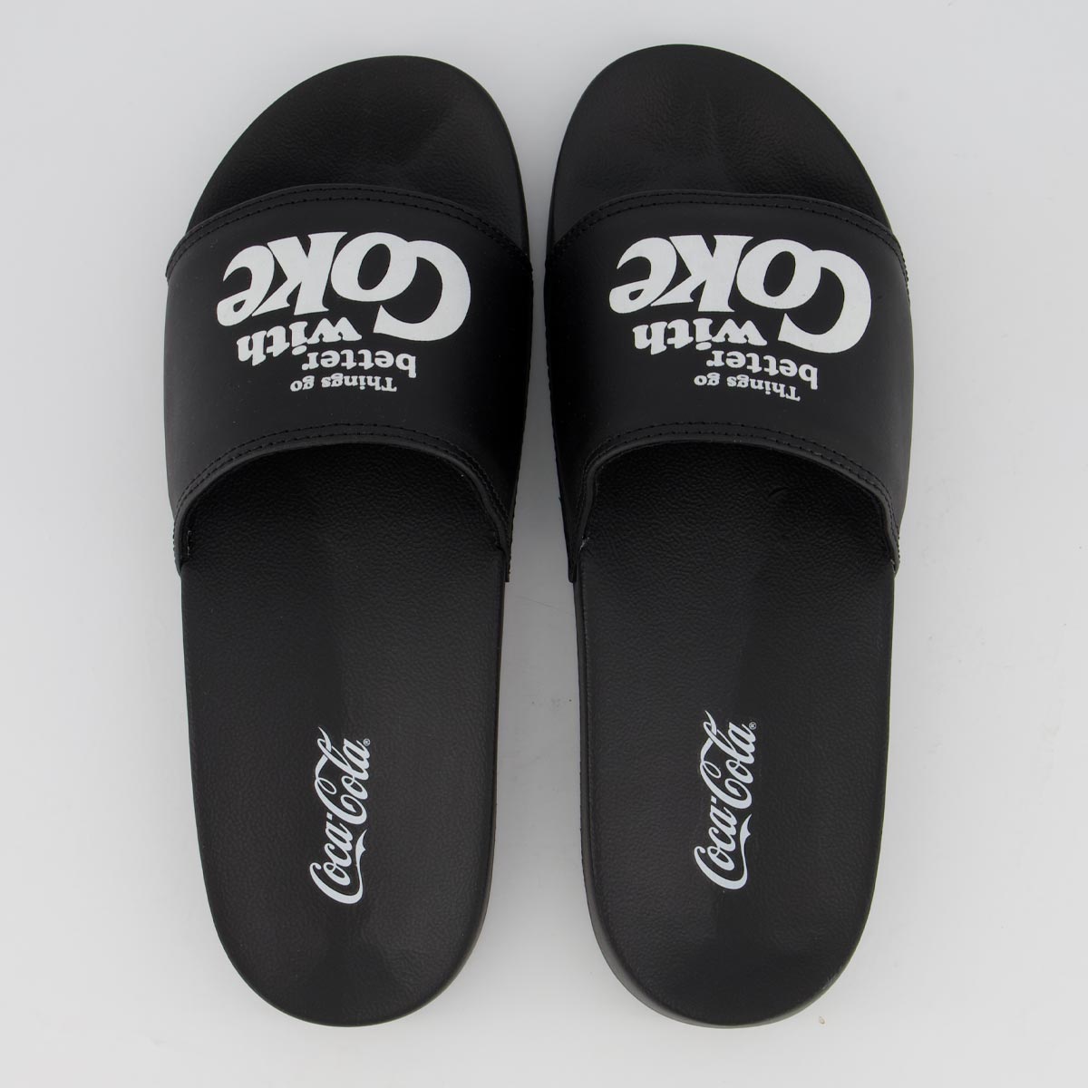 Chinelo Coca Cola Go Better I Preto