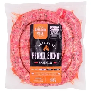 Linguiça De Pernil Suíno Apimentada Amazon Beef 350g