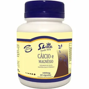 Cálcio e Magnésio 60 Cápsulas