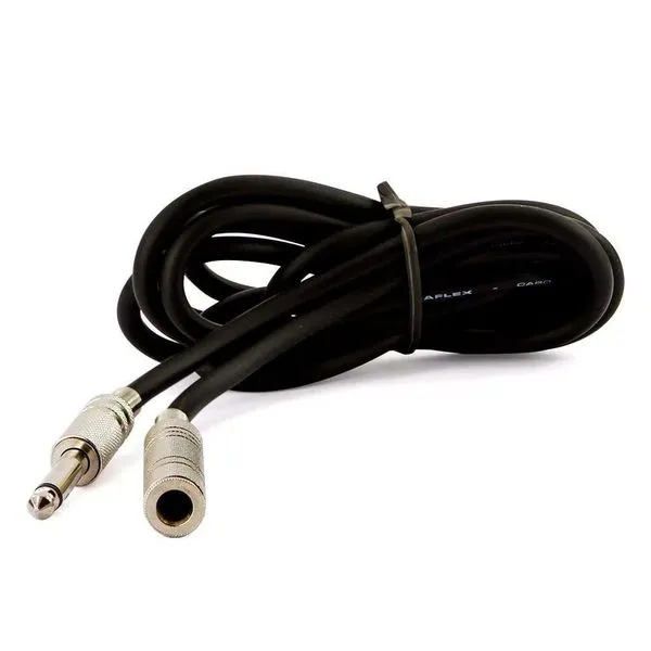 Extensão P10 Mono Preto - 4 Metros