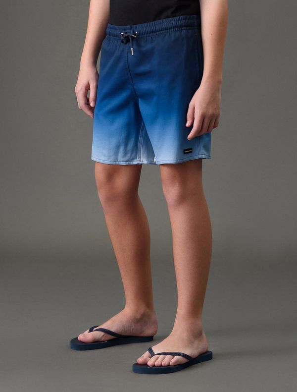 Shorts Menino Elástico Degradê Calvin Klein Swimwear - Marinho Shorts Menino Elástico Degradê Calvin Klein Swimwear Marinho 8