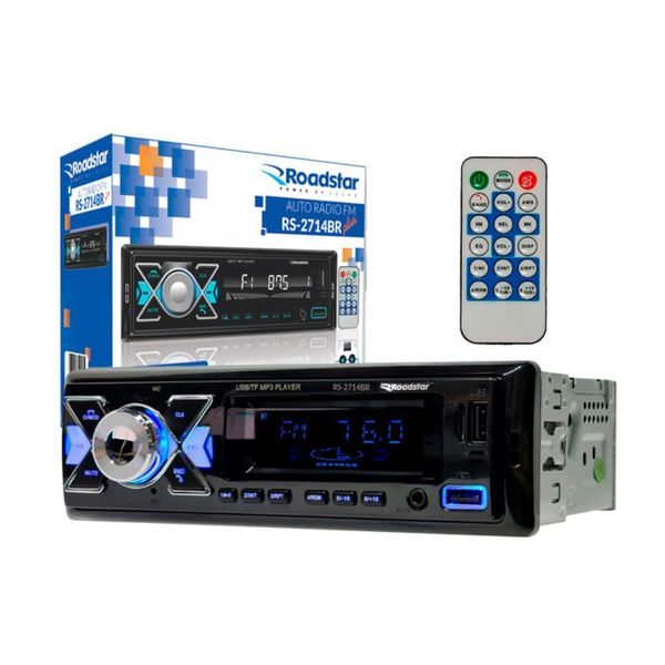 Rádio Usb-bluetooth Rs-2714br Roadstar