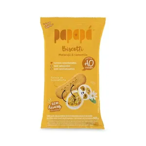 Biscoito Papapá Biscotti Maracujá & Camomila 60g