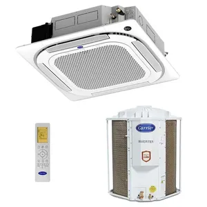 Ar Condicionado Cassete 24000 BTUs Inverter 4 vias Q/F Carrier 40KVQD24C5.40KWFLB.38TVQD24515MC - 220v