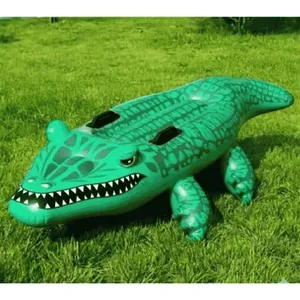 Bóia Inflável Crocodilo 001809 com Alças de Segurança e Câmaras Independentes Verde Mor Bóia Inflável Crocodilo 001809 com Alças de Segurança Verde Mor