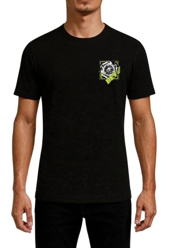 Camiseta Dry Fit Preta Manga Curta Extreme 06 / Preta