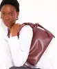 bolsa shoulder alça franzida mindset vinho UNICO