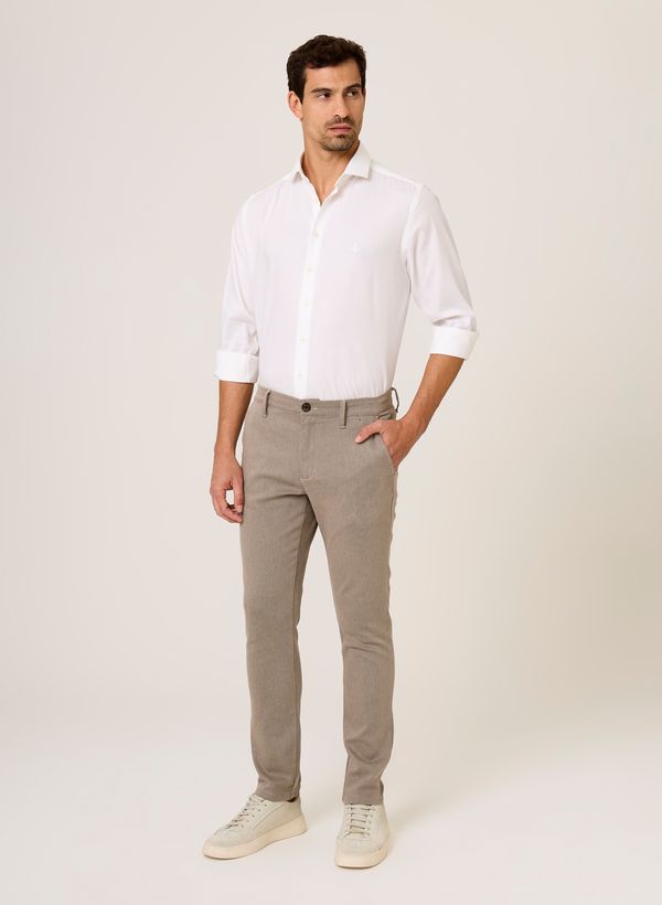 Calça Slim Fit Chino Stretch Dudalina Masculina 42