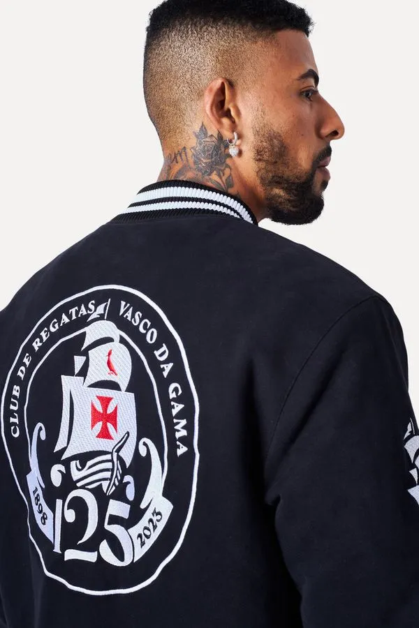 Jaqueta Varsity Vasco Da Gama Preto - P