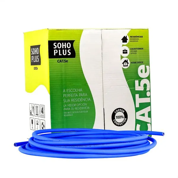 Caixa Cabo de Rede CAT.5e - Furukawa Sohoplus 90 MT