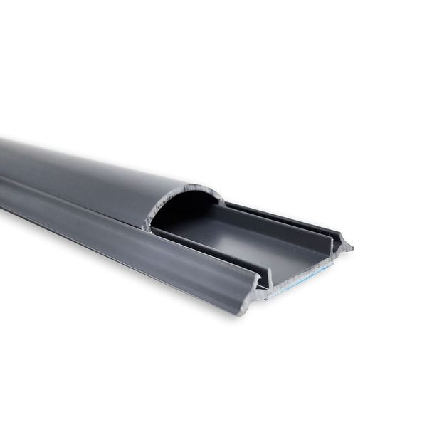 Canaleta com Adesivo para Piso 2 Metros Alumbra Canaleta com Adesivo para Piso 45x15mm Cinza 2 Metros