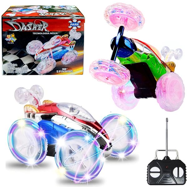 Carrinho Infantil De Controle Resistente Maluco Manobras 360