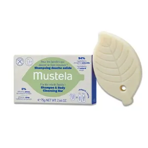 Shampoo Sólido Corpo e Cabelo Mustela 75g