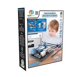 Brinquedo Nettoy Experiência Cientista Mecânico Desenho 40090 (MP)