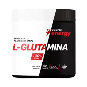 Suplemento Alimentar Cooper Energy L-Glutamina 100% Pura 300g