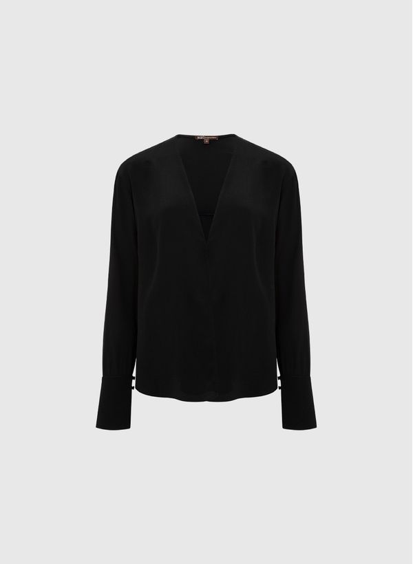 Blusa Joelle Black Seda Bo.Bô Feminina 50