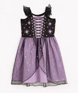 camisola infantil bruxinha com tule preto 12