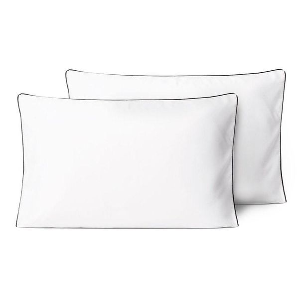 Kit Fronhas Linea Percal 200 Fios 50cm X 70cm 2 Peças - Preto
