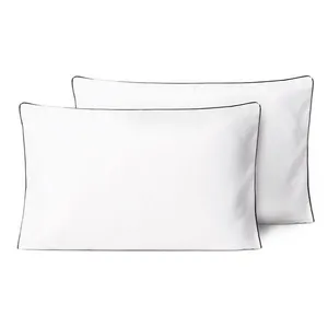 Kit Fronhas Linea Percal 200 Fios 50cm X 70cm 2 Peças - Preto