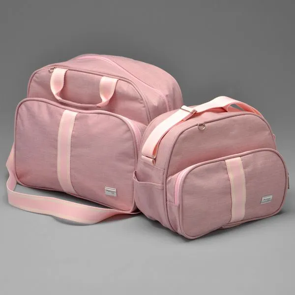 Kit Bolsa Com Trocador Iza - 3027C Rosa Rosa